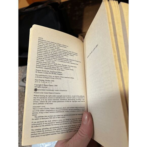 Karen Chance PB book lot of 3 Cassie Palmer Midnight's Daughter Embrace the Nigh - Picture 5 of 6